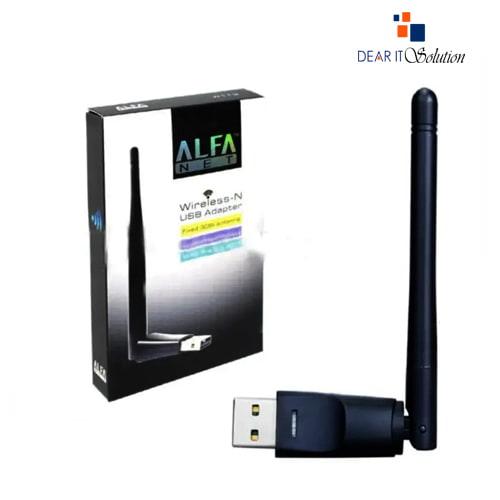 ALFA LV‑UW10SRK 150 Mbps USB Wi‑Fi Receiver with External Antenna