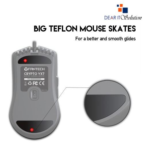 Fantech VX7 Crypto 6-Button USB Gaming Mouse