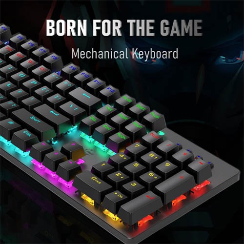 HP GK100F Mechanical Gaming Keyboard with RGB Backlight
