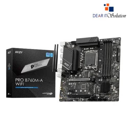 MSI PRO B760M-A WIFI mATX Motherboard