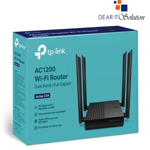 TP-Link Archer C64 AC1200 Wireless Dual Band Router