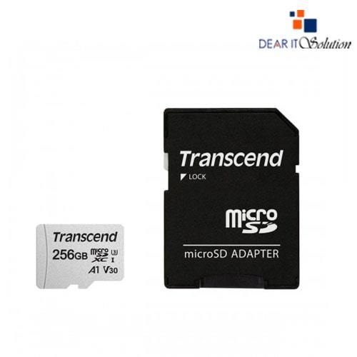 Transcend 256GB Micro SD UHS-I U3 Memory Card with Adapter