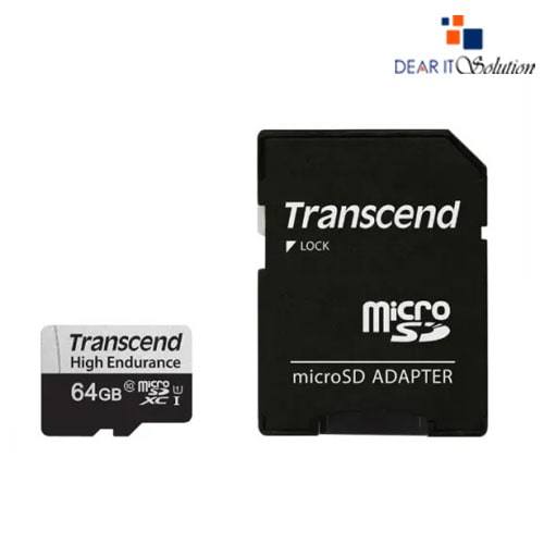 Transcend USD350V U1 64GB High Endurance MicroSD Card