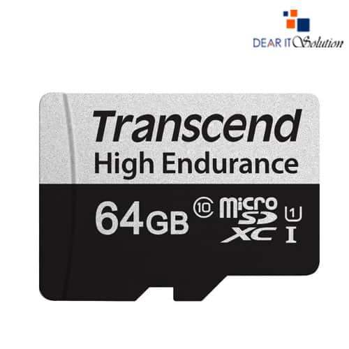 Transcend USD350V U1 64GB High Endurance MicroSD Card