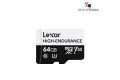 Lexar 64GB High-Endurance MicroSD UHS-I Memory Card