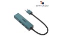 ONTEN OTN-5221 4 in 1 USB3.0 to RJ45(100m) + USB3.0*3 Hub