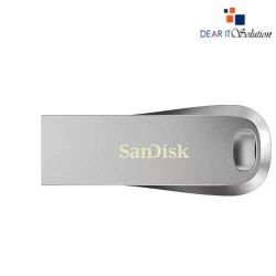 SanDisk 64GB Ultra Luxe USB 3.1 Metal Silver Pen Drive