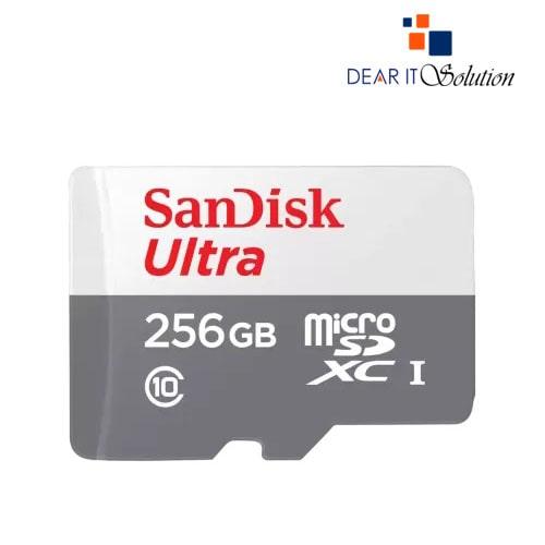 SanDisk Ultra 256GB Class-10 100MBps Micro SDXC UHS-I Memory Card