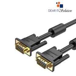 VENTION DAEBL VGA(3+6) Male to Male Cable with Ferrite Cores 10M