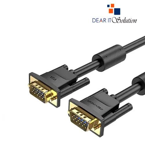 VENTION DAEBL VGA(3+6) Male to Male Cable with Ferrite Cores 10M