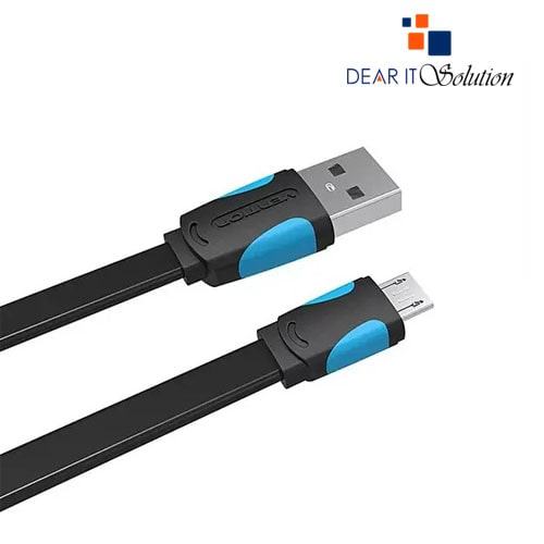 Vention VAS-A08-B150 Flat USB Male to Micro USB 1.5M Cable